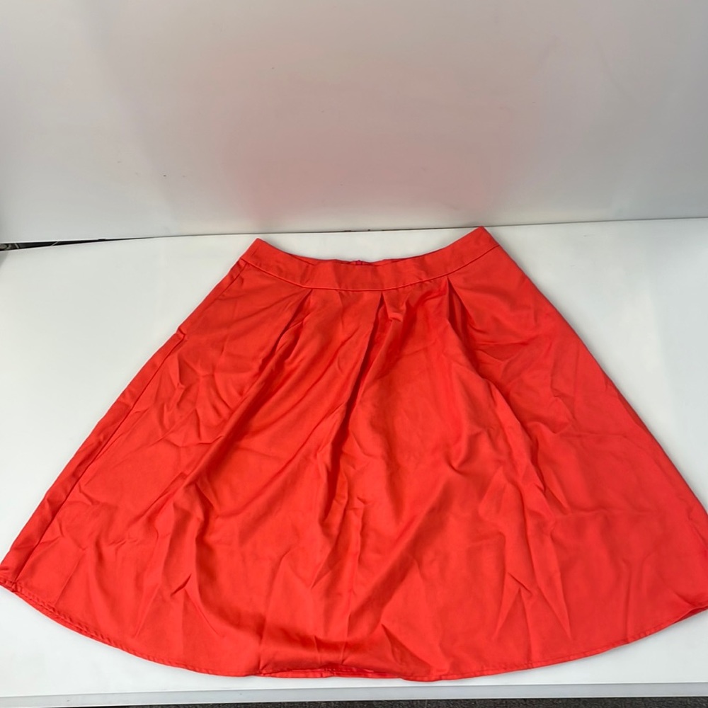 Yige. Coral midi skirt size 12